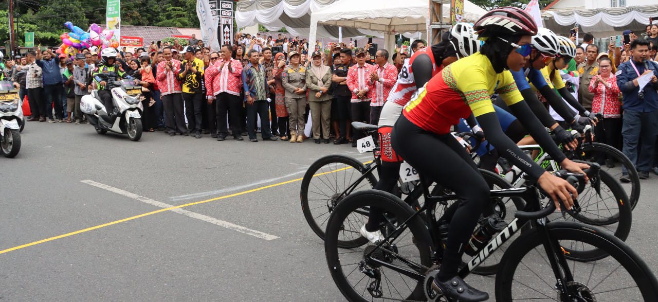 Polres P. Siantar Turunkan 212 Personel Amankan Jalur Balap Sepeda PON