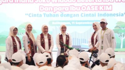 500 Pelajar di Balikpapan Ikut Sosialisasi Moderasi Beragama Bersama Ibu Negara dan OASE KIM