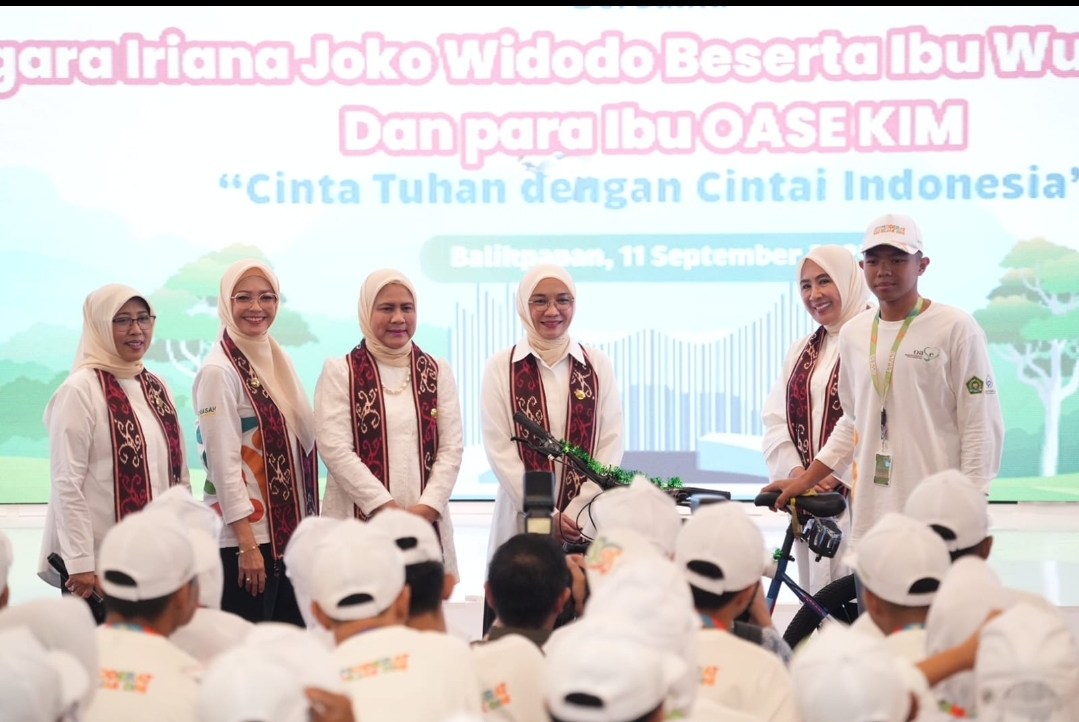 500 Pelajar di Balikpapan Ikut Sosialisasi Moderasi Beragama Bersama Ibu Negara dan OASE KIM