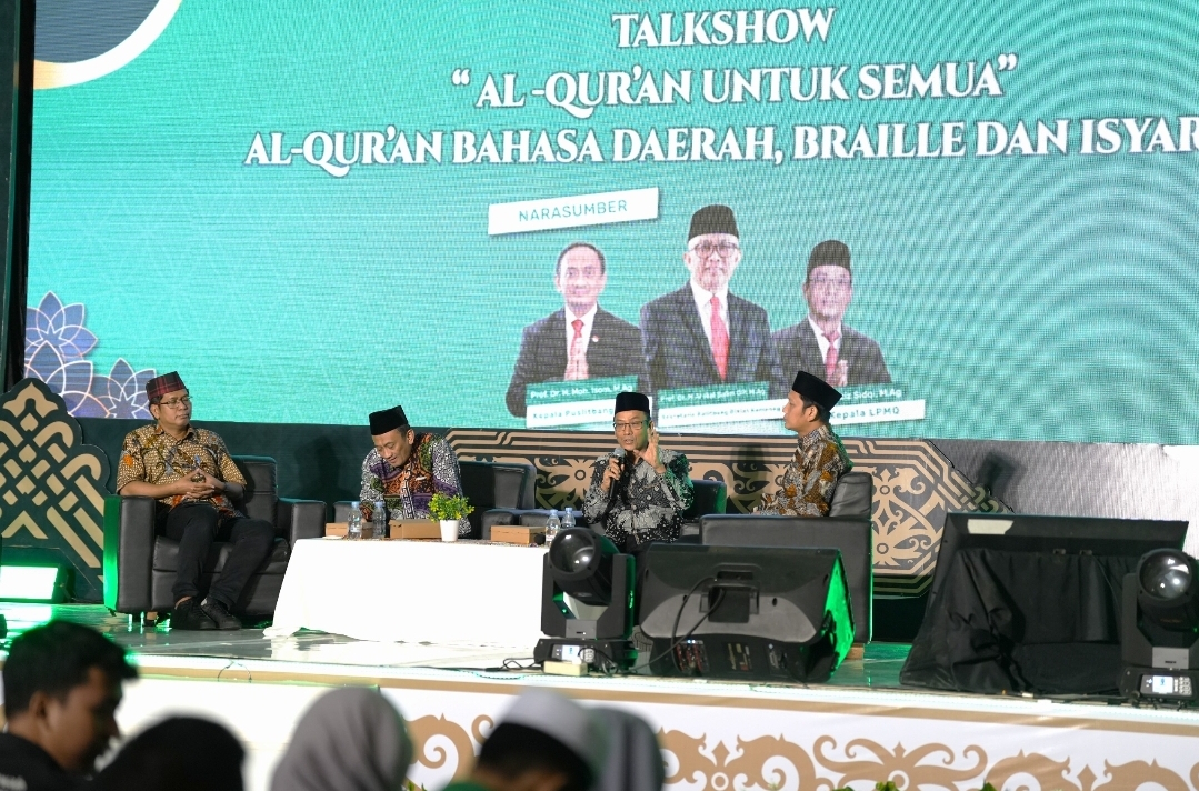 Sosialisasi Layanan Terkait Al Qur'an, Balitbang Diklat Kemenag Adakan Gelar Wicara di Expo MTQN XXX