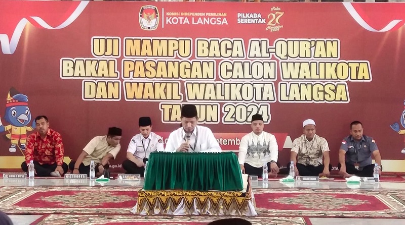 Lima Bacalon Wali Kota Langsa Uji Mampu Baca Al-Qur'an