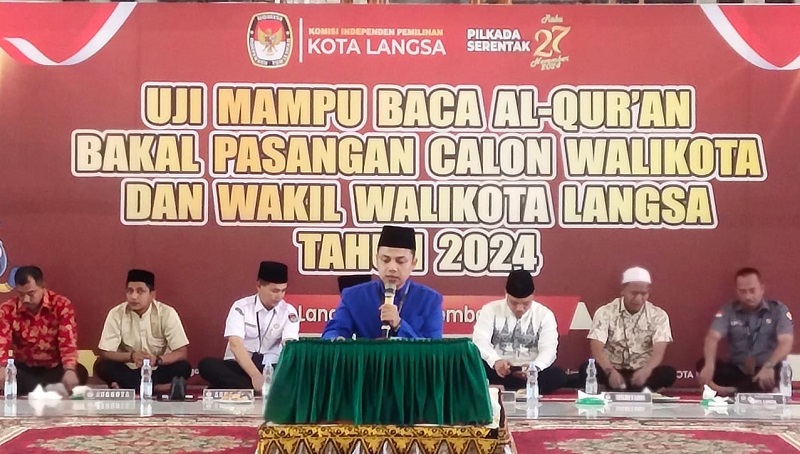 Lima Bacalon Wali Kota Langsa Uji Mampu Baca Al-Qur'an