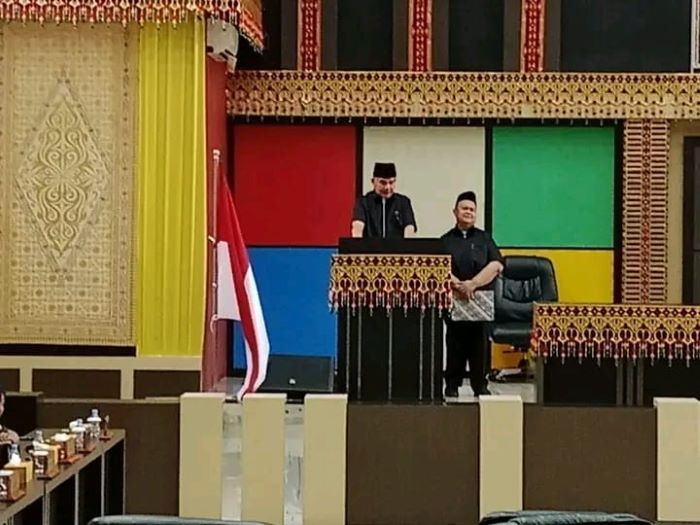 Tiga Paslon Bupati Paparkan Visi Misi Di Hadapan DPRK Agara