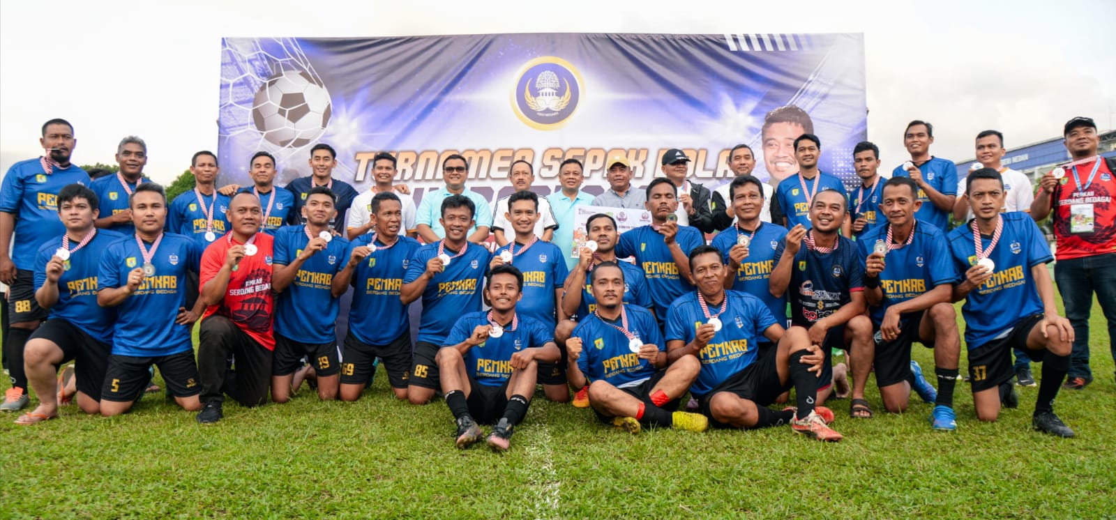 Sergai Juara 2 Turnamen Sepakbola Korpri 2024 Sumut