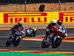 Pebalap Astra Honda Cetak Poin JuniorGP Aragon 2024