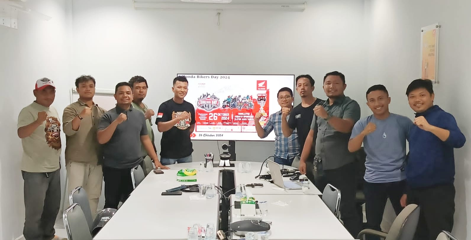 Sumut Honda Bikers Antusias Gas Menuju Honda Bikers Day 2024