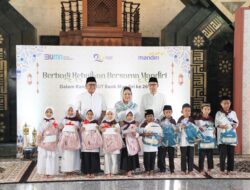 Rayakan Kehangatan HUT ke-26, Bank Mandiri Bagikan Santunan Pendidikan ke 2.600 Anak Yatim Piatu