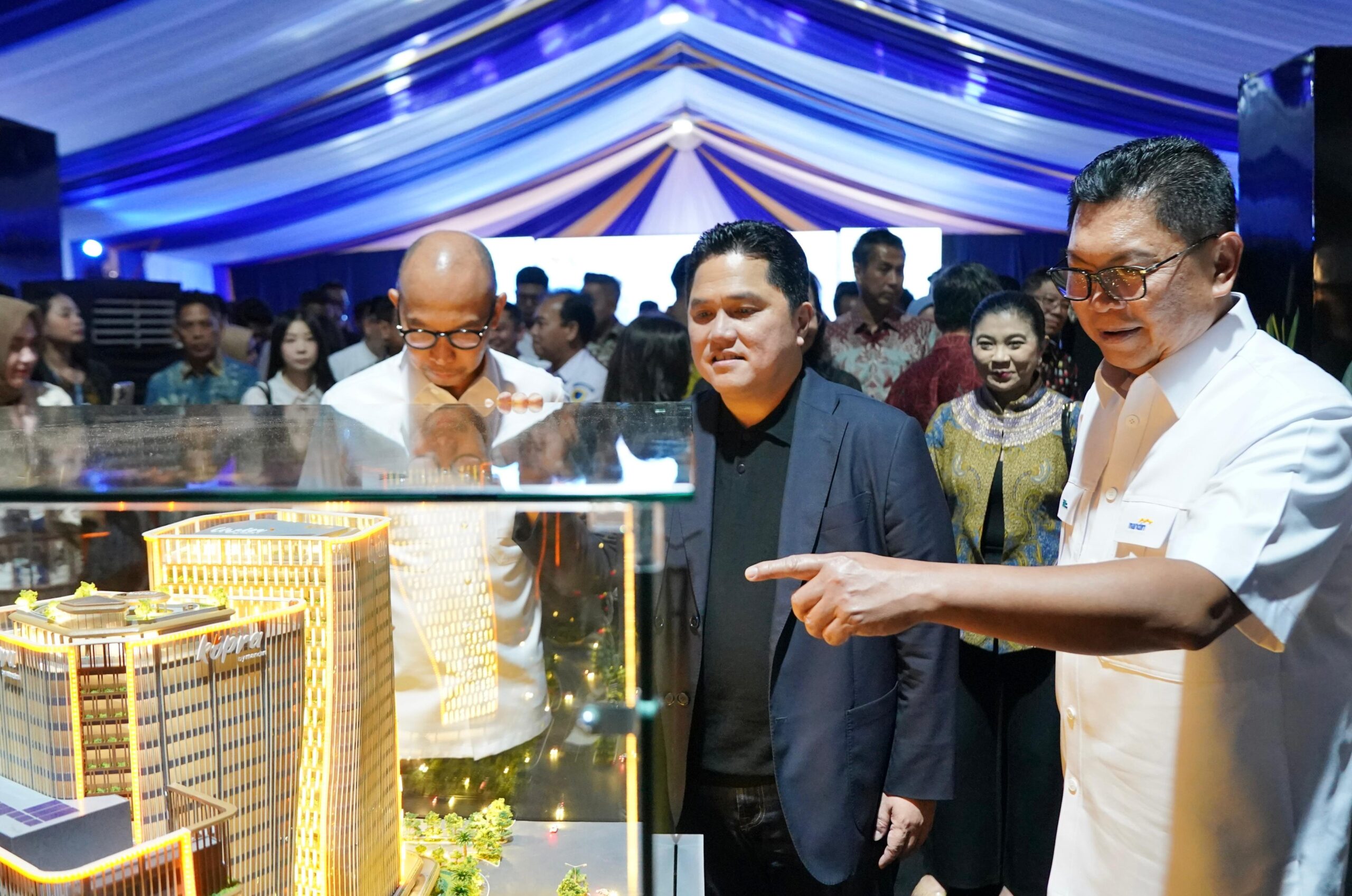 Ikonik ! Bank Mandiri Groundbreaking Gedung Mandiri Financial Center di Kawasan PIK 2