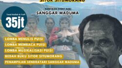 Rayakan 100 Tahun Sitor Situmorang, Sanggar Maduma Adakan Berbagai Lomba Untuk Siswa Di Sumatera Utara