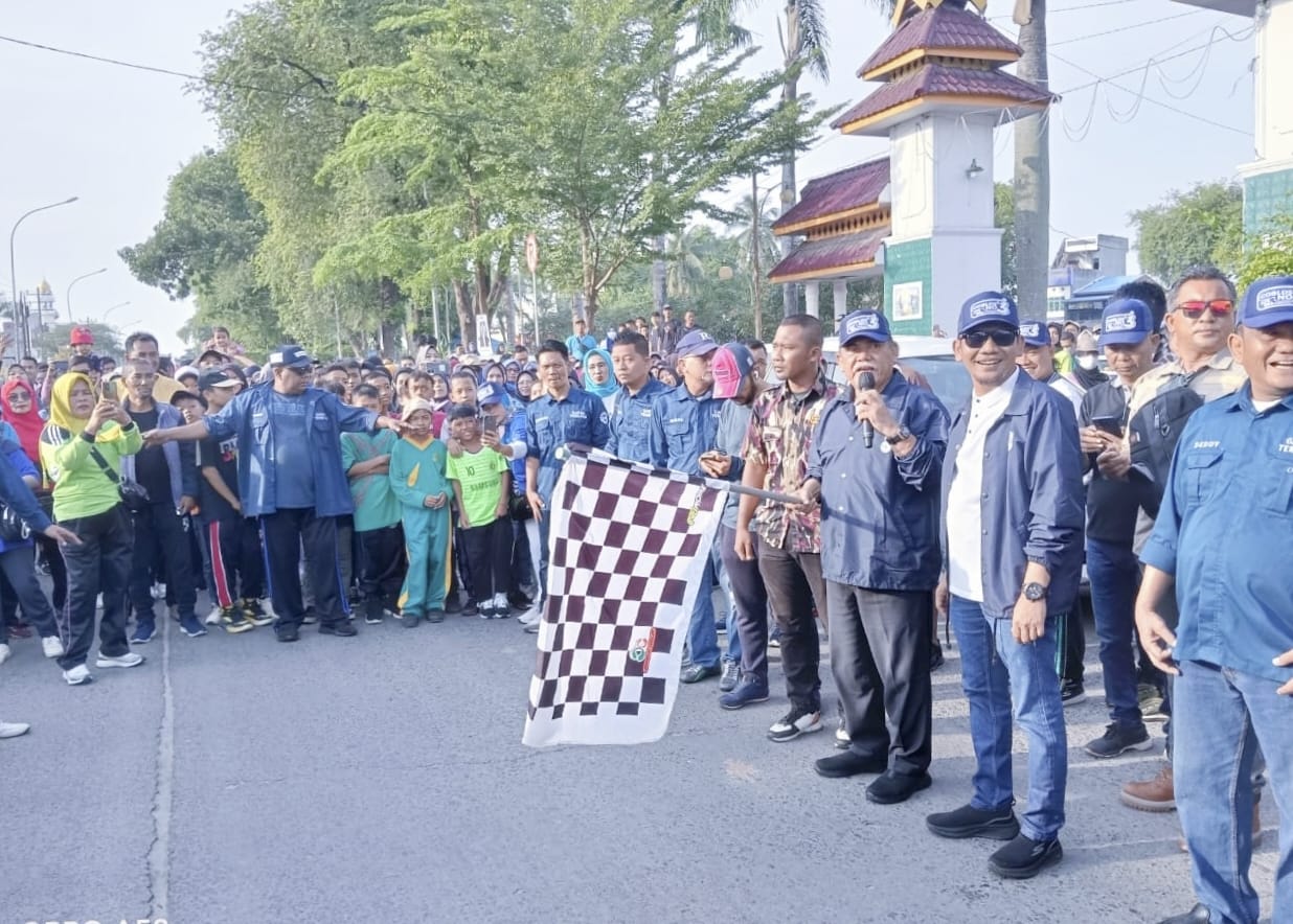 Ribuan Warga Deliserdang Olahraga Bersama