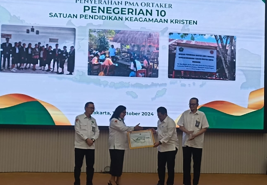 Kemenag Negerikan 10 Satuan Pendidikan Kristen