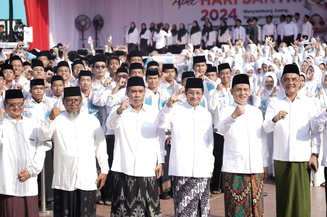 Pesan Menag Nasaruddin ke Santri: Kuasai Iptek dan Berani Berinovasi