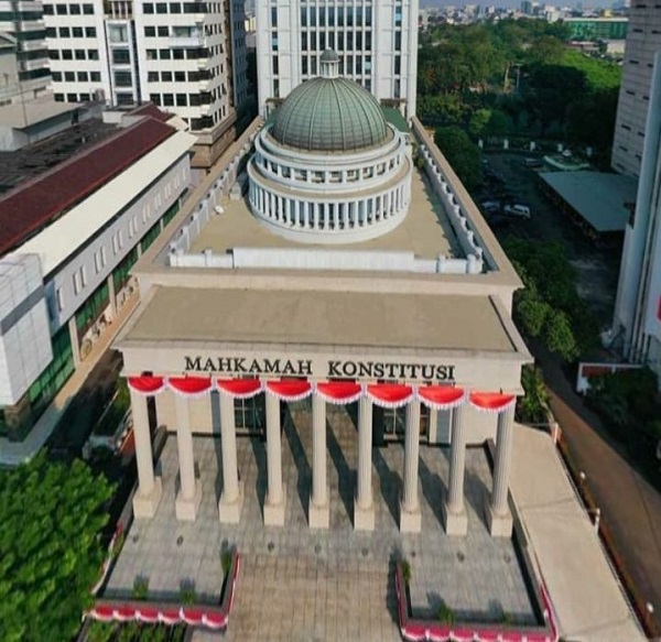 Gedung Mahkamah Konstitusi (MK) Jalan Medan Merdeka Barat Jakarta. WASPADA/ist