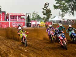 Kroser Honda Dua Podium Kejurnas Motocross