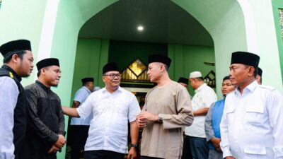 Resmikan Masjid Al Musannif Miftahul Ulum, Bang Ijeck Sambut Hangat dr. Asri Ludin Tambunan