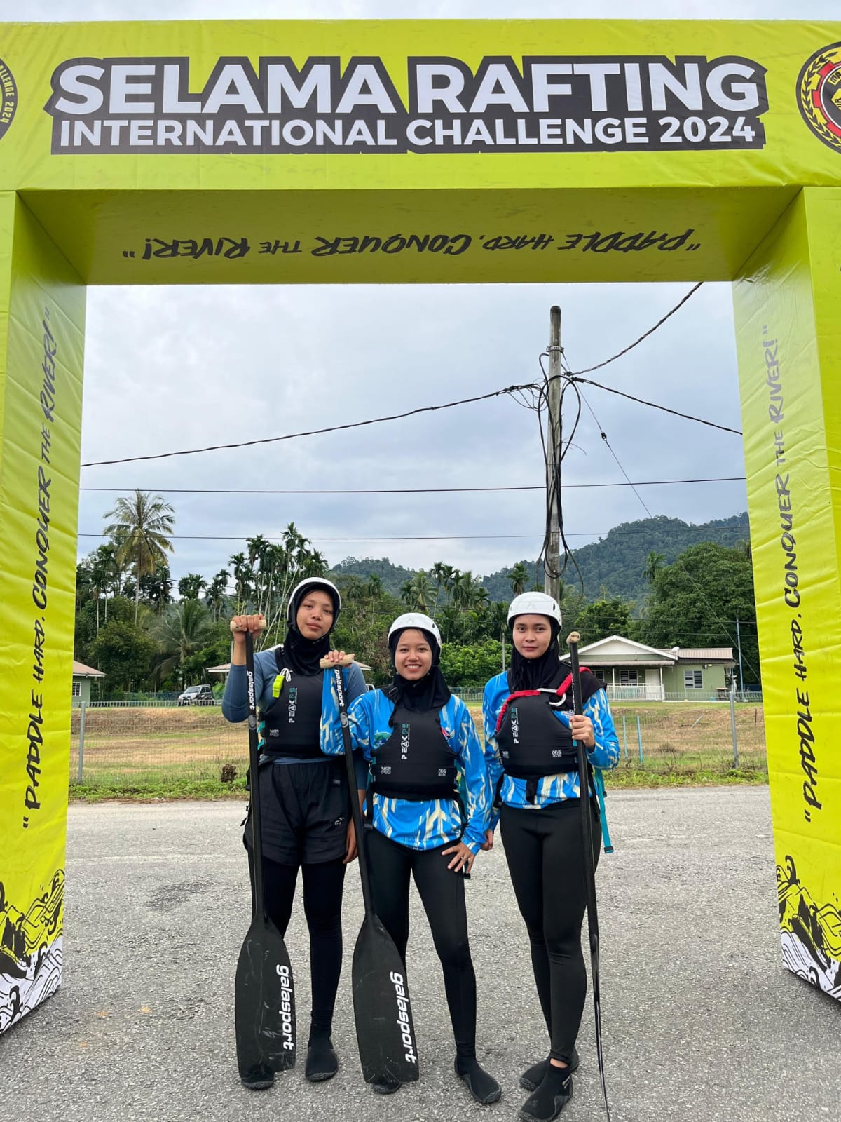 Atlet Putri Sergai Bersaing Di Rafting Internasional Challenge 2024