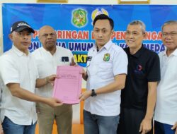 Aswindy Resmi Daftar Calon Ketua KONI Medan