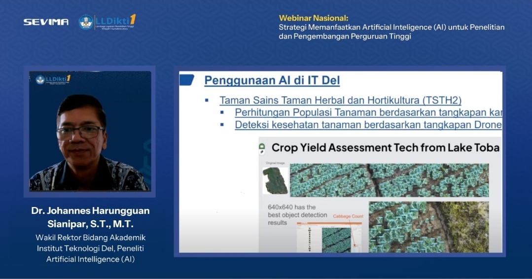 4 Kiat Institut Teknologi DEL Manfaatkan AI Secara Maksimal, Bisa Untuk Hitung Hasil Panen