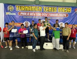 PTM Angsapura Medan Juara Umum Turnamen Tenis Meja Piala Rektor USU 2024