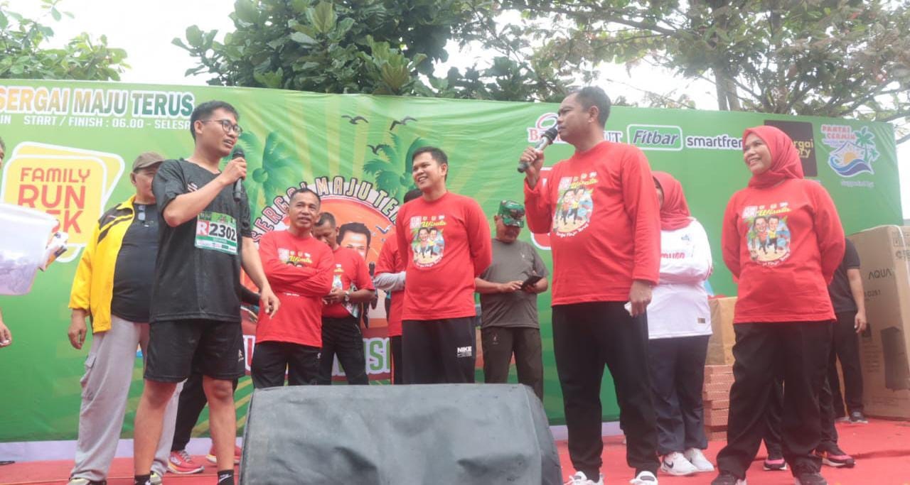 Bupati Dan Wabup Sergai Meriahkan Fun Run Wisata