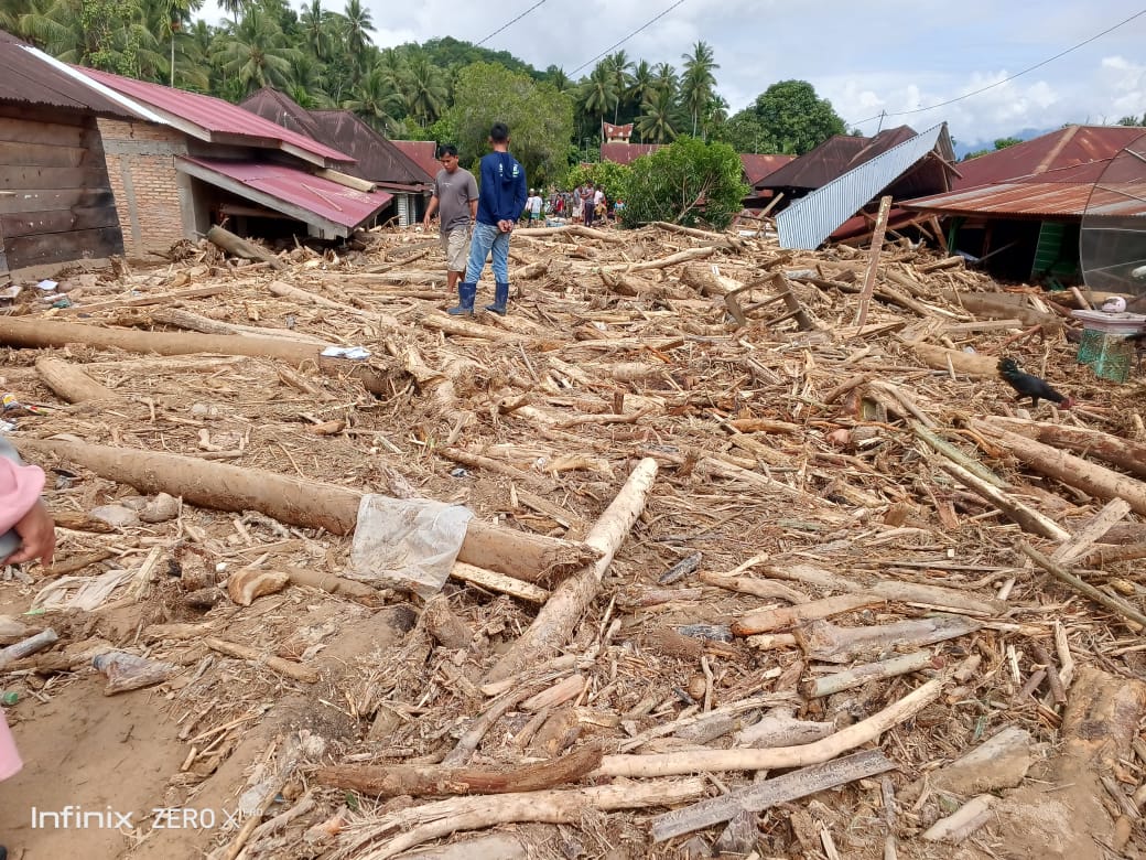 Banjir Bandang Tapsel, 4 Rumah Hilang Dan 77 Rusak