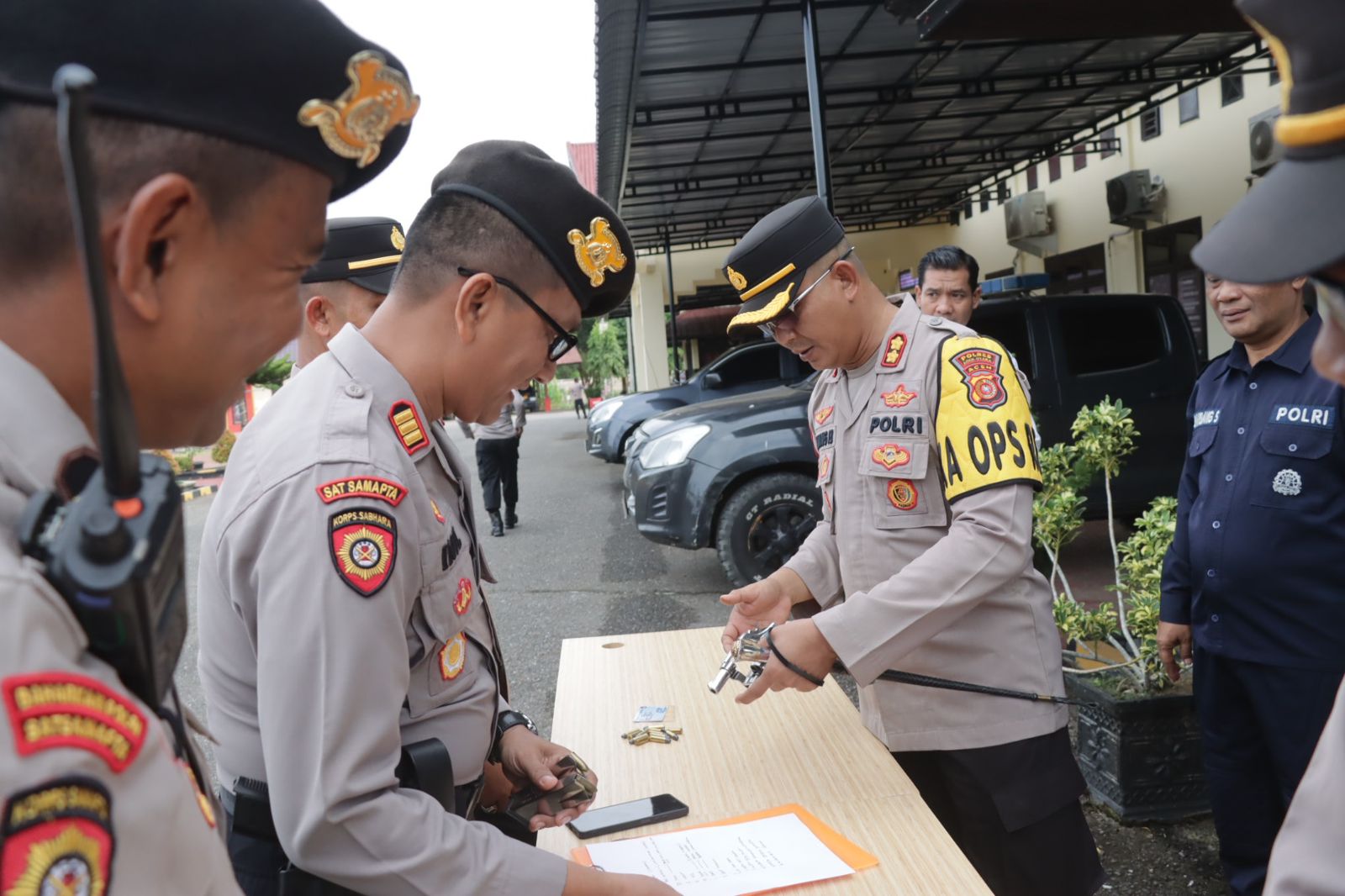 Tak Penuhi Prosedur, Polres Aceh Utara Gudangkan 23 Unit Senpi