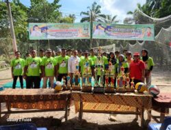 Anggota DPRD Labuhanbatu Gelar Turnamen Bola Voli