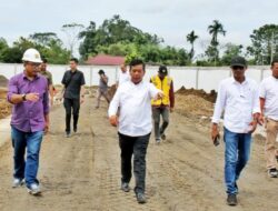 Bupati Minta Pembangunan Stadion Pematangraya Rampung Tepat Waktu