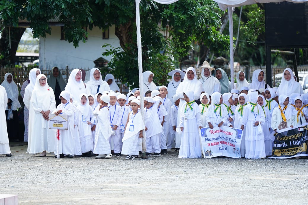 400 Anak RA Dan TK Ikut Manasik Haji Cilik