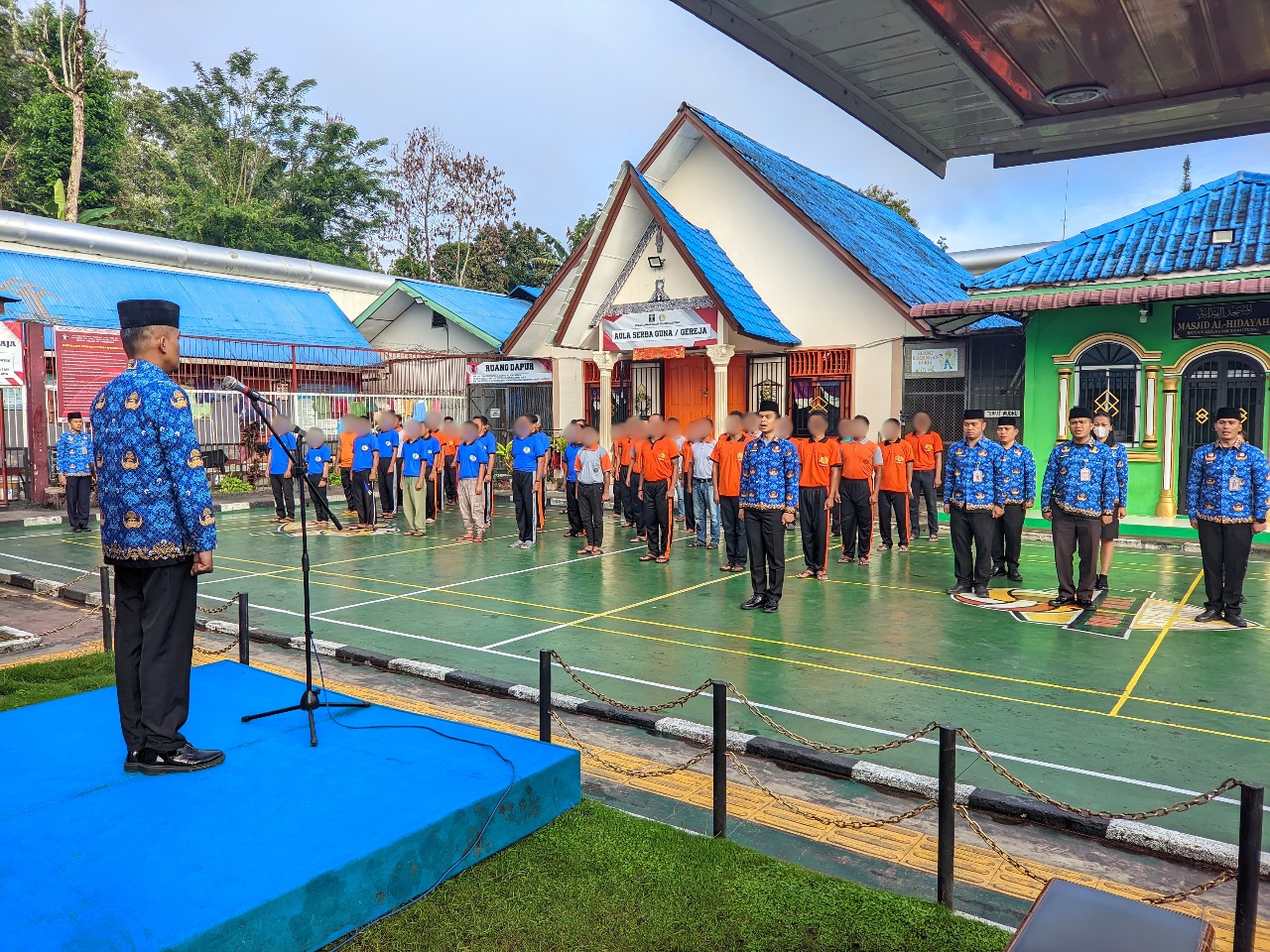 Rutan Tarutung Gelar Upacara Peringatan HUT Ke-76 Hari Bela Negara