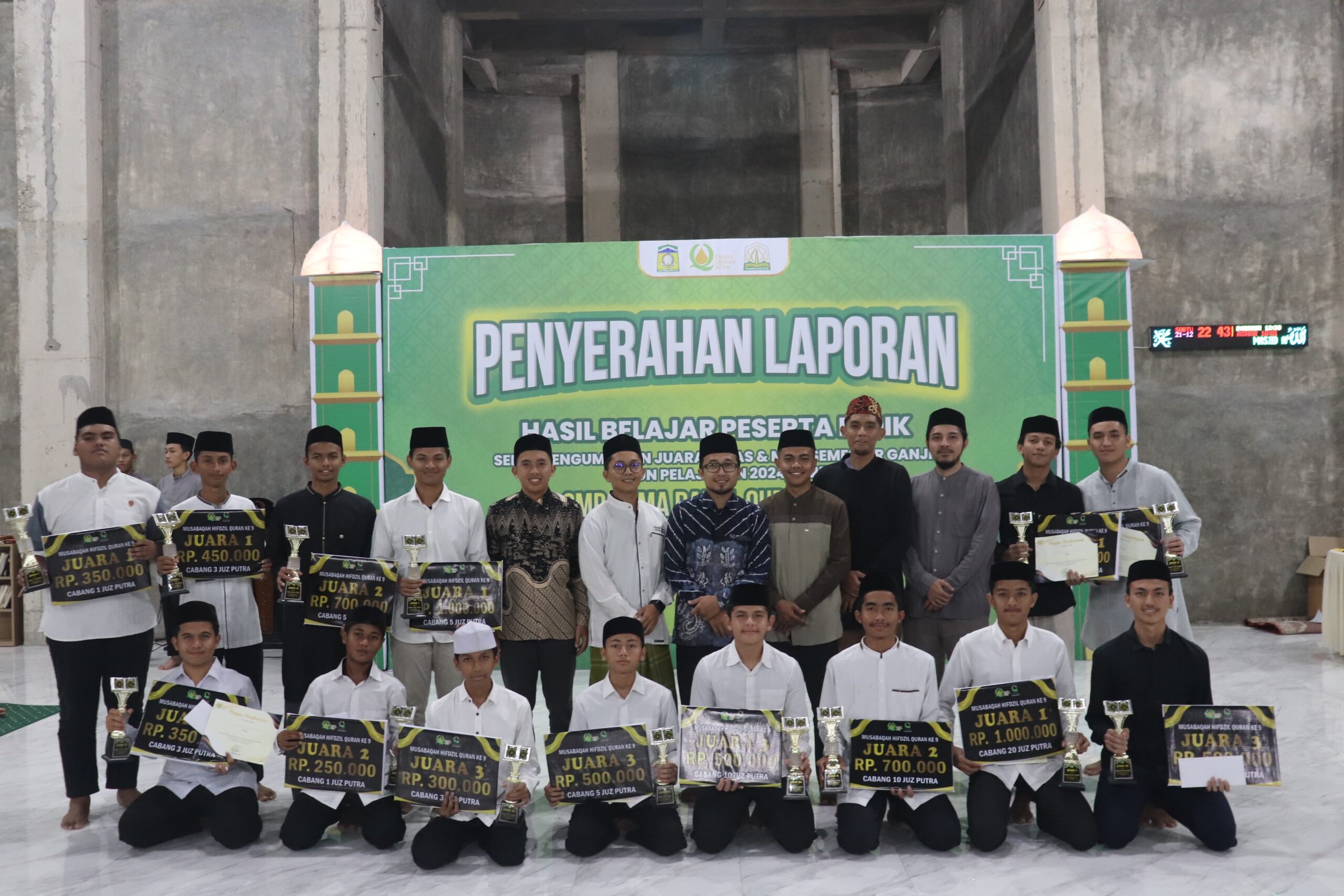 Dayah DQA Gelar MHQ, Serahkan Award Bagi Santri Dan Guru Terbaik