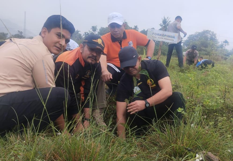 Pemkab Agara Tanam Pohon Buah Jelang Peringatan 20 Tahun Tsunami Aceh