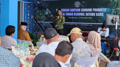 Balai TNBG Salurkan Bantuan Ekonomi Produktif