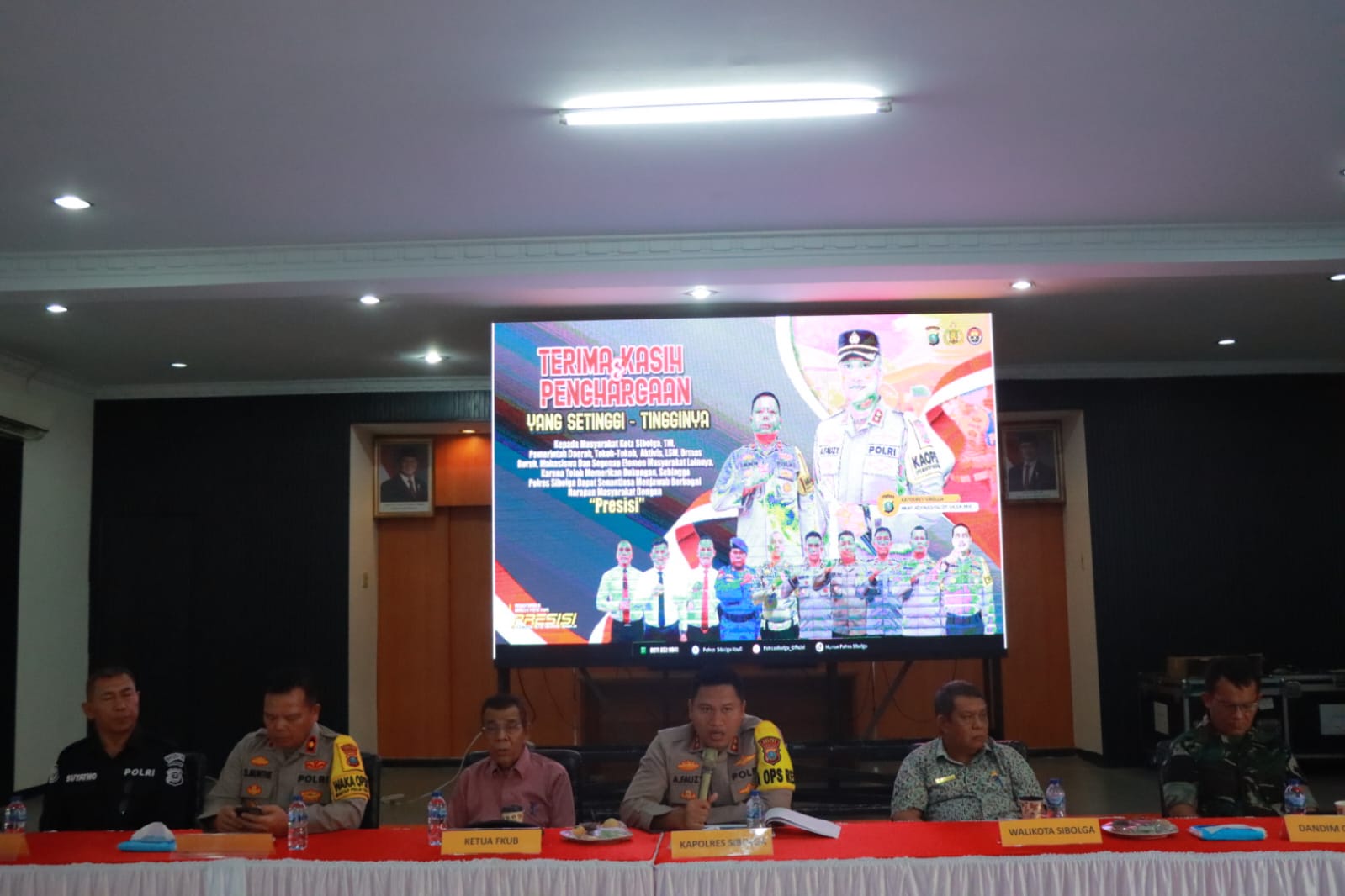 Polres Sibolga Gelar Refleksi Akhir Tahun 2024