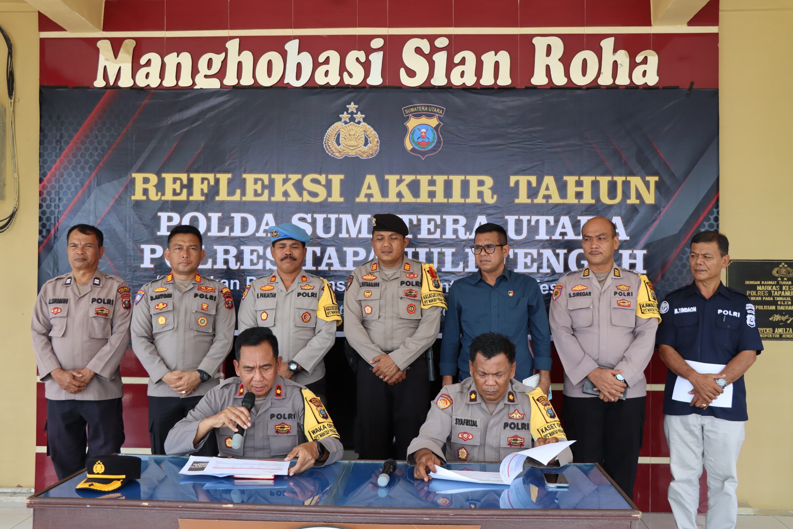 Kejahatan Konvensional Meningkat, Polres Tapteng Tangani 541 Kasus Sepanjang 2024