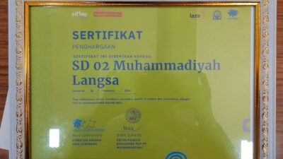 SD 2 Muhammadiyah Langsa Raih Changemakers Award Dan Top 10 Sekolah Pembaharu Nasional