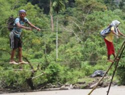 Jembatan Kabel Di Beutong Ateuh Makan Korban Jiwa