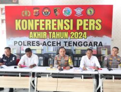 Polres Agara Gelar Konferensi Pers Akhir Tahun 2024