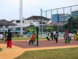 Sebagian Fasilitas Telah Rampung, Warga Medan Mulai Beraktivitas Di Kebun Bunga