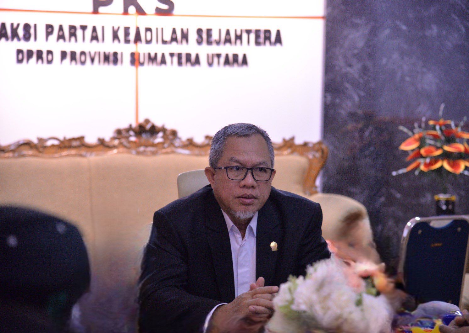 KETUA Fraksi PKS DPRD Sumut, Usman Jakfar. Waspada/ist