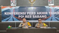 Polres Sabang Berhasil Menurunkan Angka Kriminalitas Sepanjang 2024