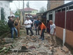 Tertimpa Tembok SPBU, Ibu Kritis, Dua Putrinya Tewas Di Pancurbatu