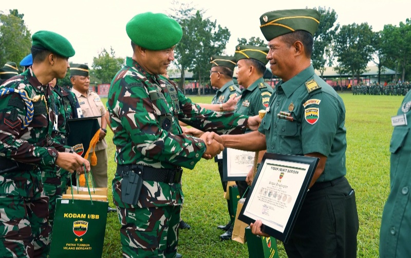 Pangdam I/BB: Pengabdian Prajurit Sejati Tidak Mengenal Batas Waktu