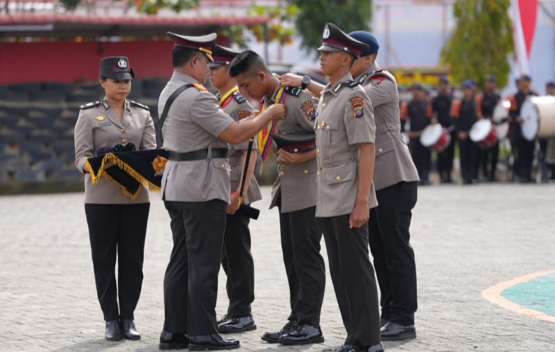 Kapolda Sumut Lantik 354 Bintara Polri