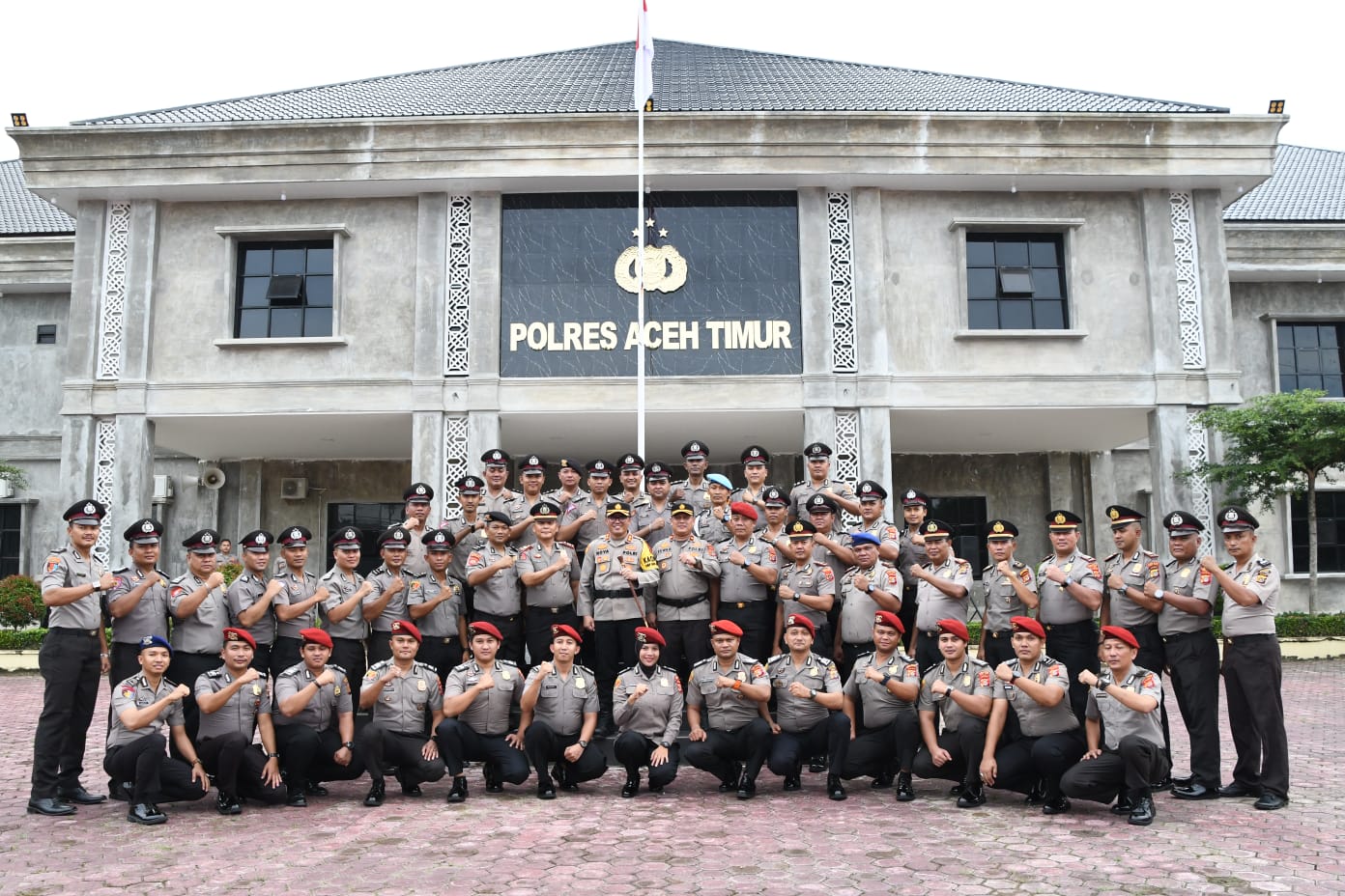 51 Polisi Aceh Timur Naik Pangkat