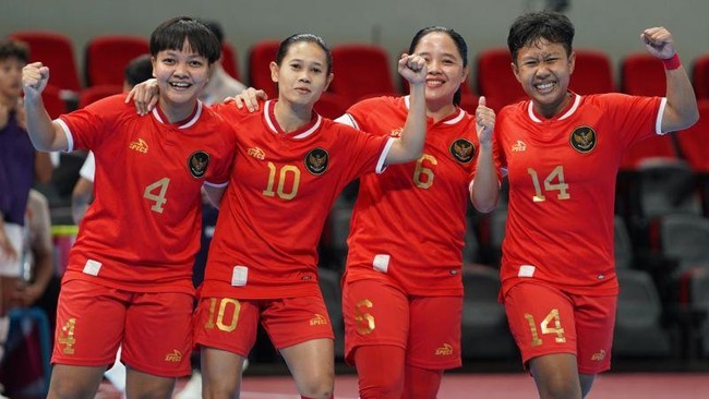 Timnas Futsal Putri Bantai Kirgistan 11-3