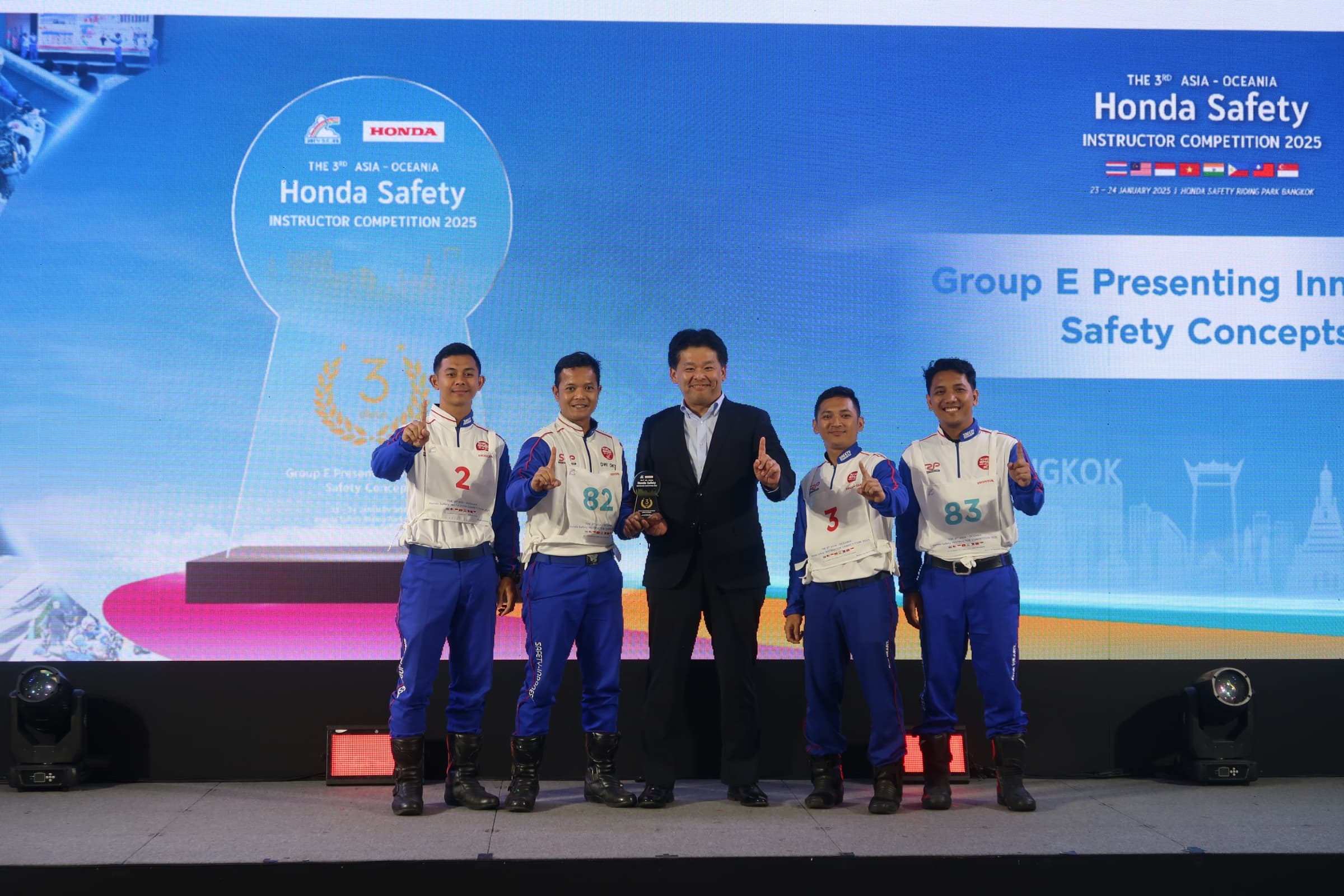 Instruktur Edukasi Safety Riding Honda Kembali Ukir Prestasi