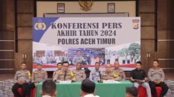 Polres Aceh Timur Paparkan Capaian Kinerja Tahun 2024