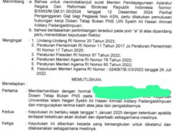 Rektor UIN Syahada Padangsidimpuan Pecat 40 Dosen