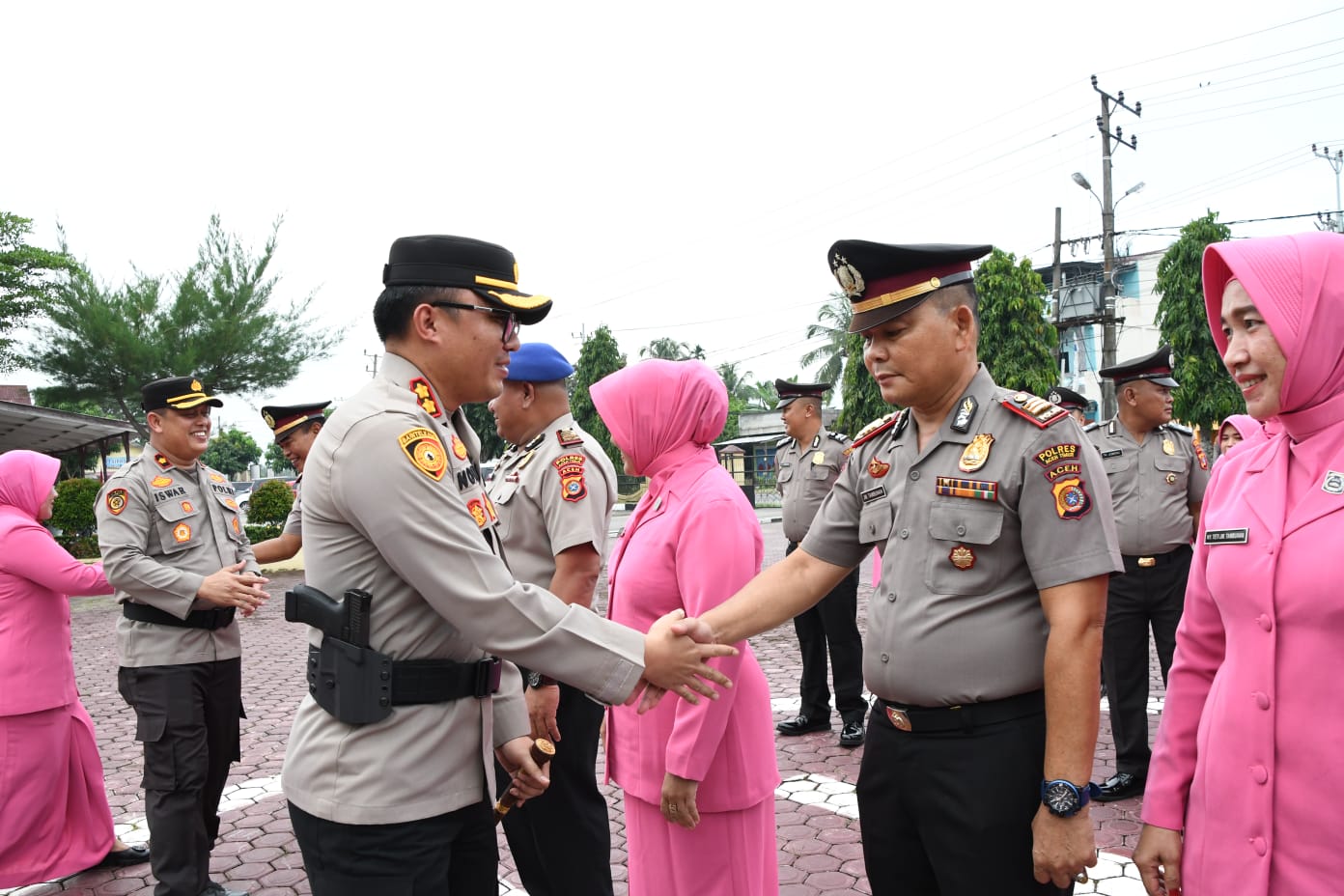 51 Polisi Aceh Timur Naik Pangkat